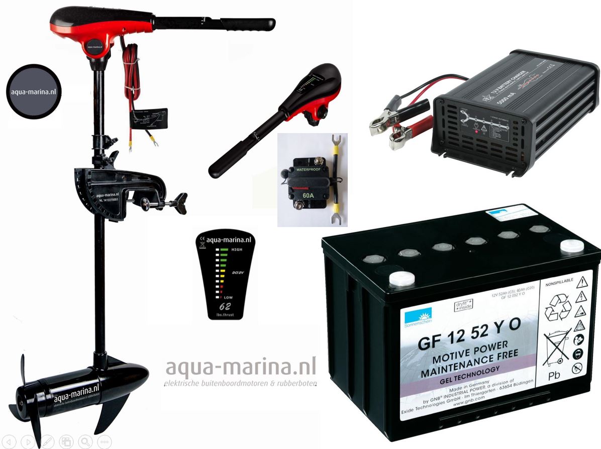 Aqua Marina 62LBS 12 Volt Fluistermotor Elektrische Motor BBM