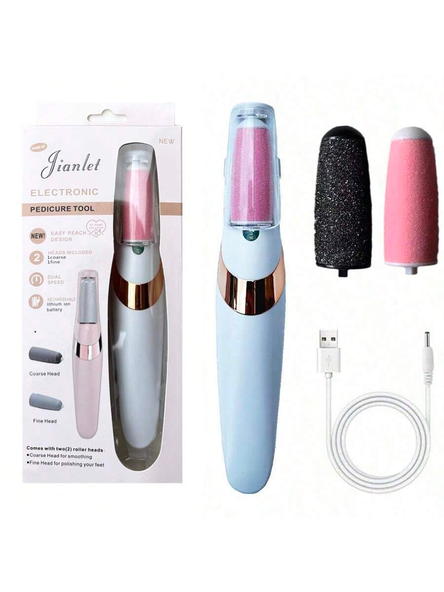 1Pc Electric Foot Dead Skin Removal Machine,Electric Foot Grinder, Electronic Foot Files,Creative Electronic Foot File, Exfoliator Tool for Household,Rechargeable Foot Callus Remover